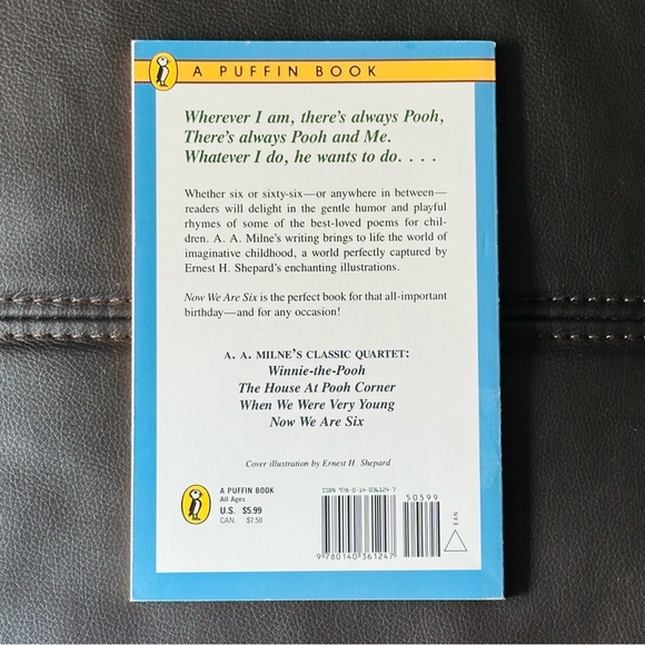 Now We Are Six AA Milne Ernest H Shepard Paperback Book - Picture 8 of 8